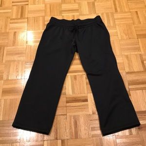 Black Under Armour Fleece Sweatpants
